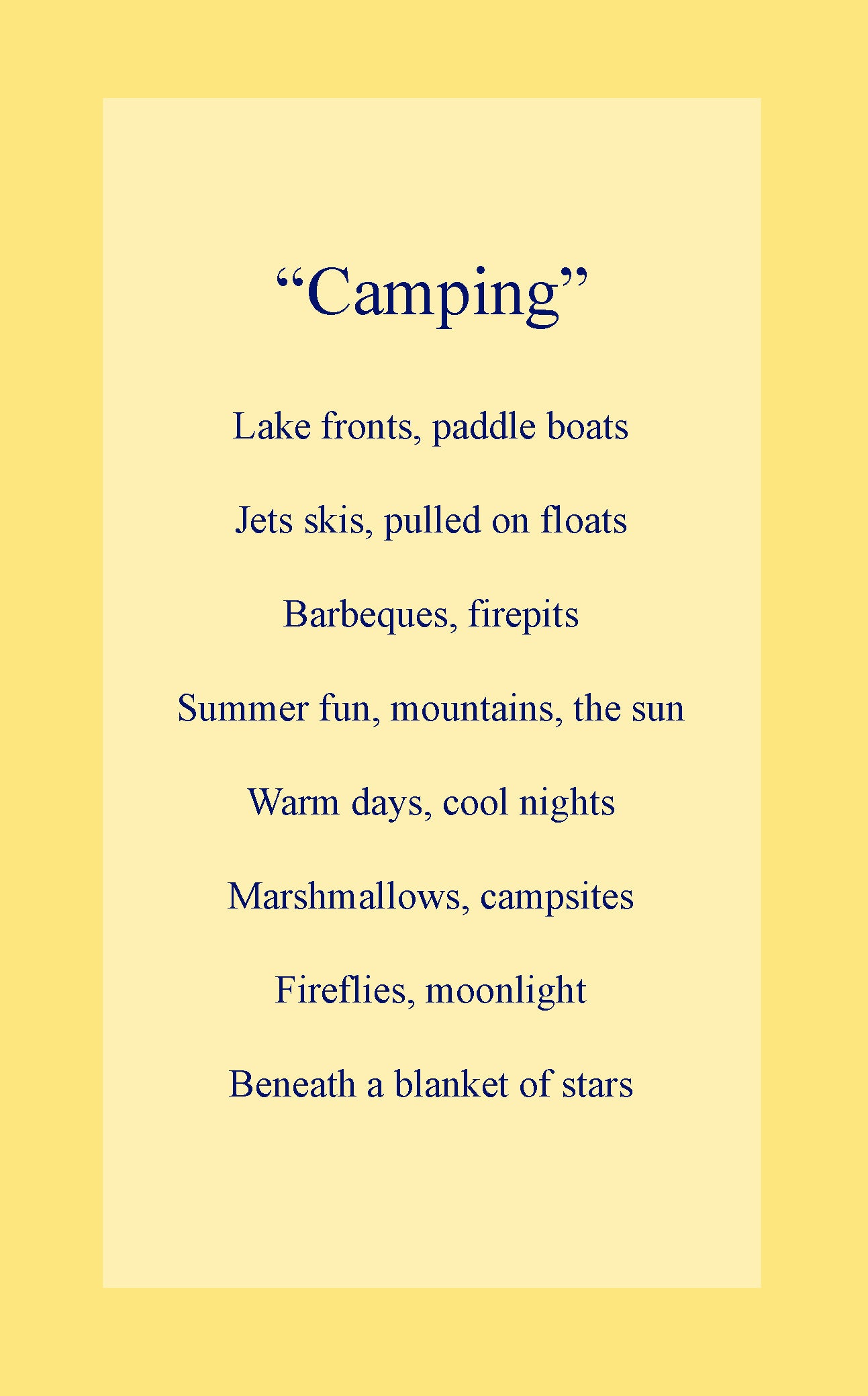 Camping