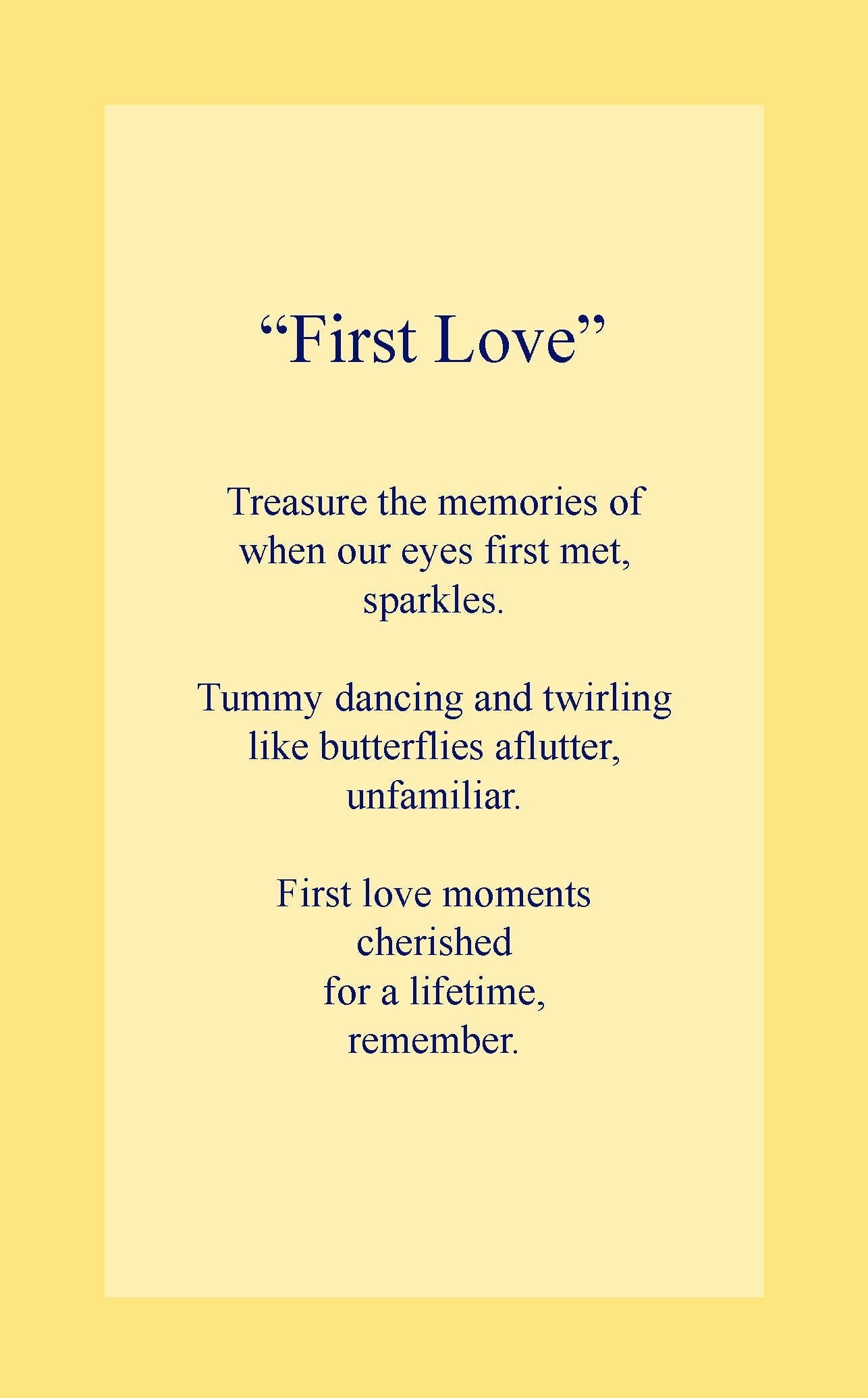 First Love