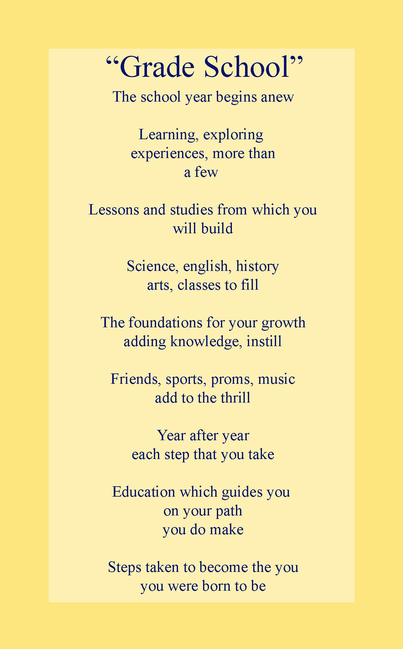 Grade School