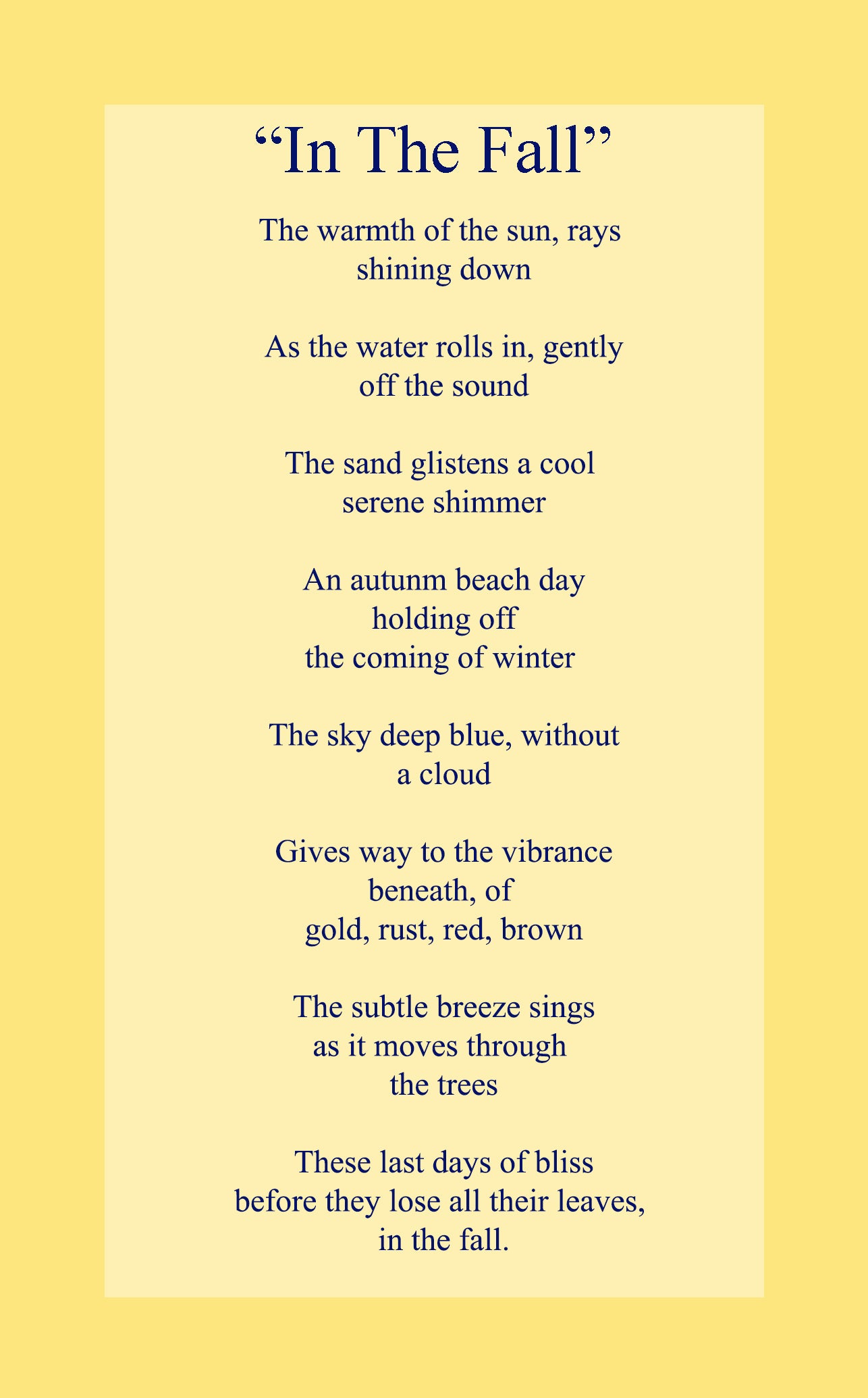 In The Fall
