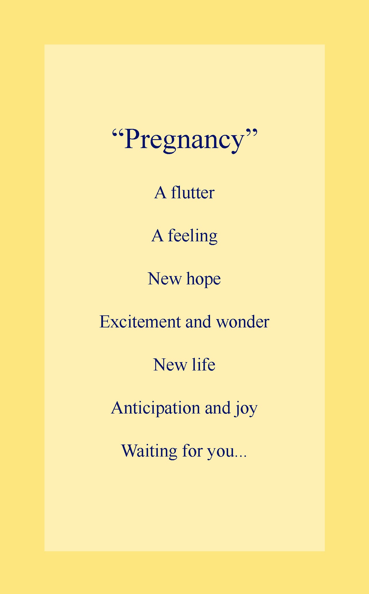 Pregnancy