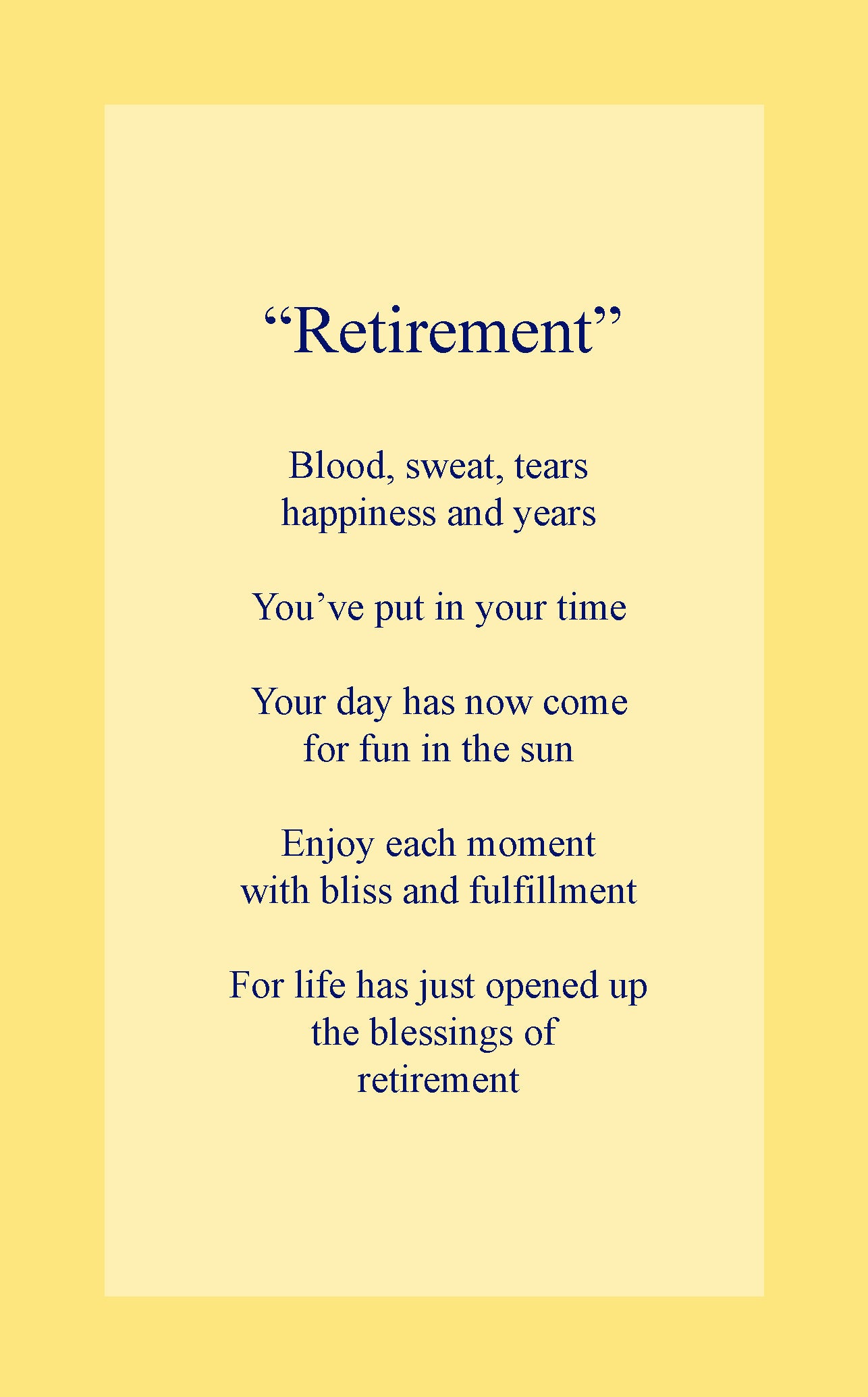 Retirement