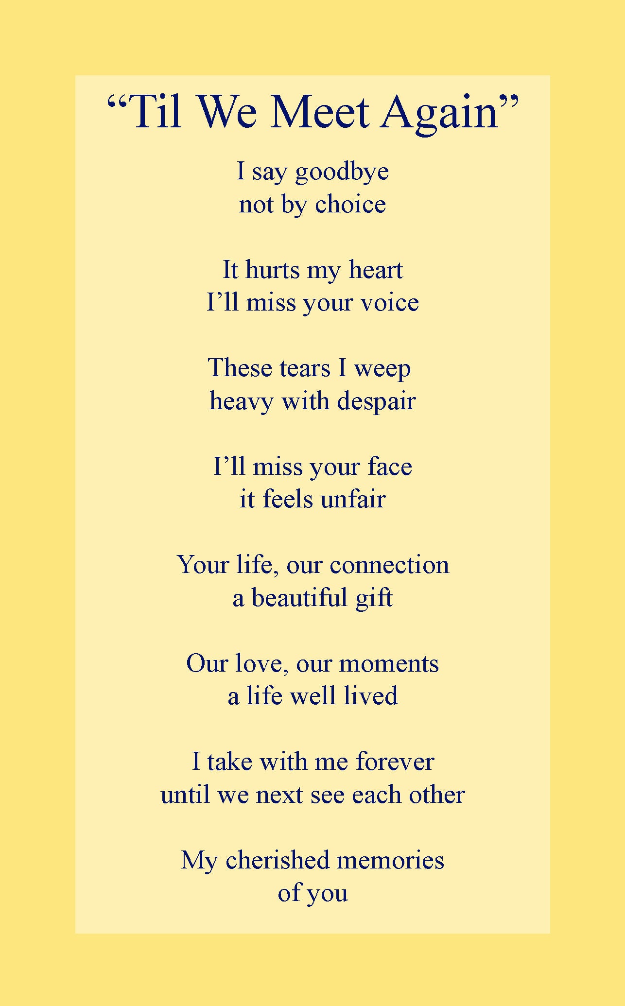 Til We Meet Again