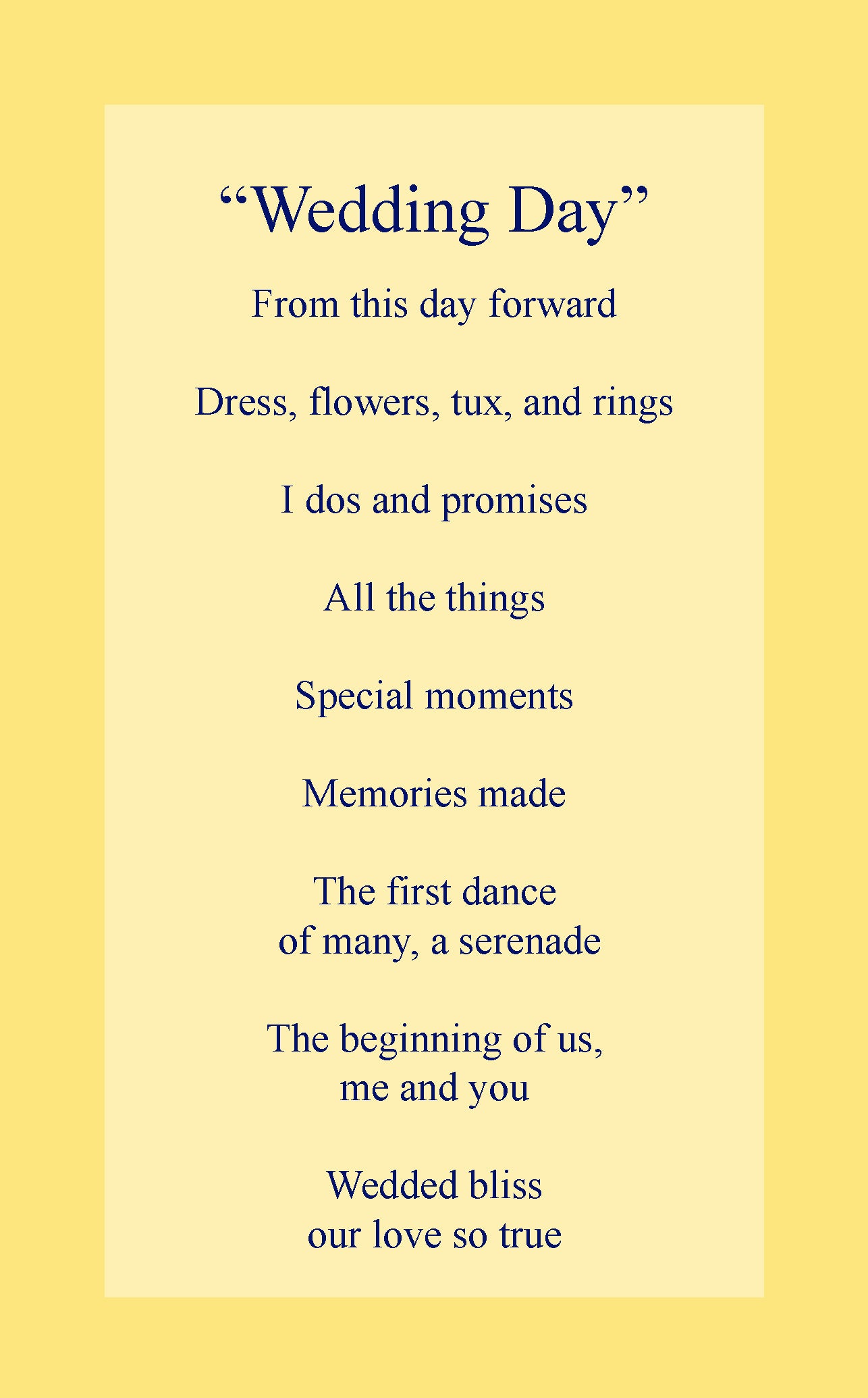 Wedding Day