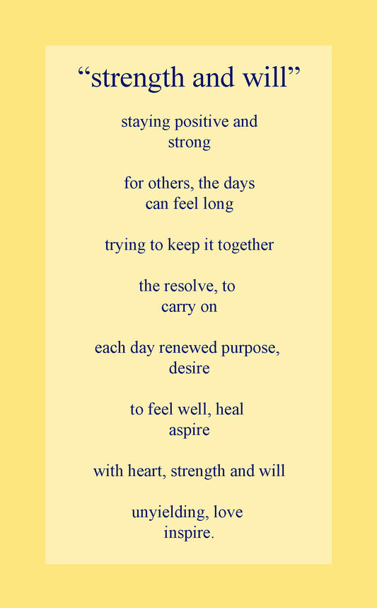 strength and will